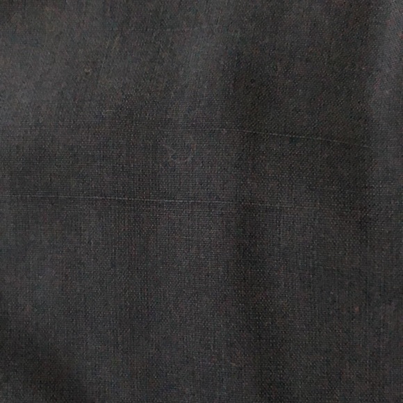 Vintage Navy 100% Silk Button Down Blouse - Picture 9 of 10